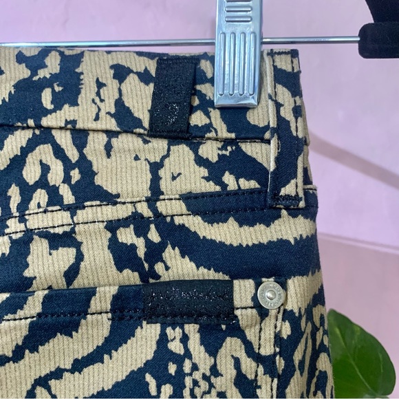 7 for all mankind animal print skinny pants ~ W26/L27 - Picture 11 of 13